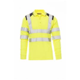 Koszulka polo robocza z długim rękawem, odblaskowa, Dry-Tech 150 g - PAYPER Guard Winter